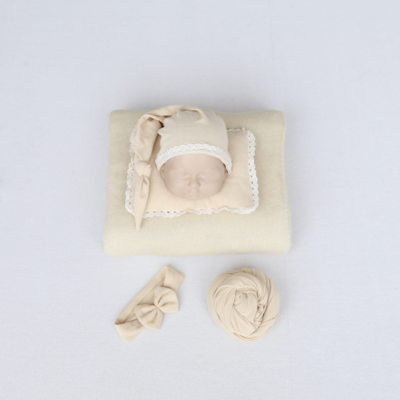 Baby Swaddle Blanket - Newborn knitted blanket stretch wrap handmade