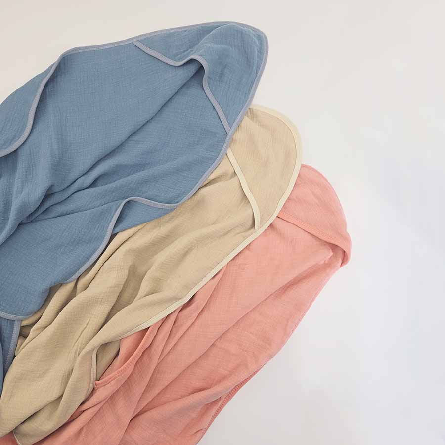 Cotton Gauze Baby Bathrobe Hoo - Baby Swaddle Blanket ulasan dan harga