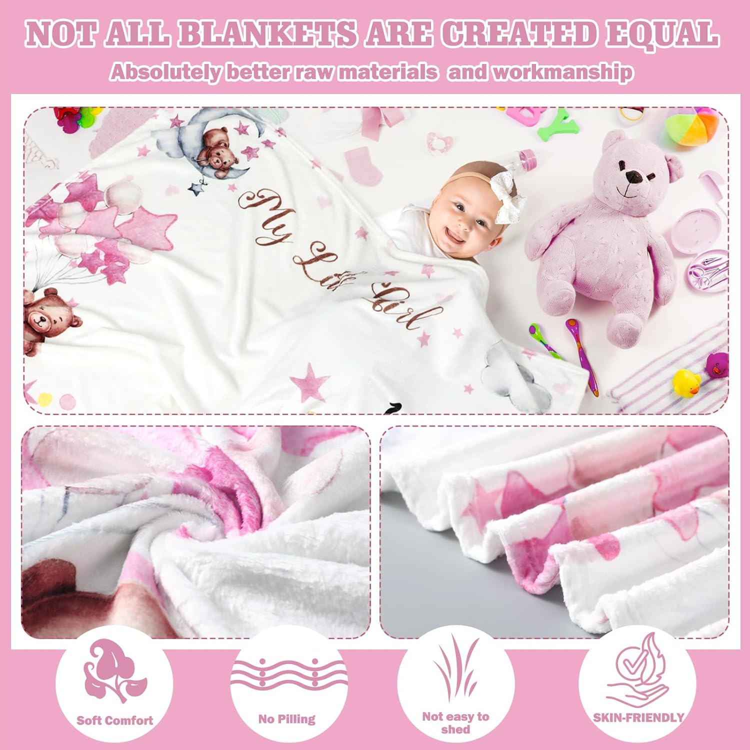 VIKAMA Monthly Baby Growth Mil - Baby Swaddle Blanket ulasan dan harga