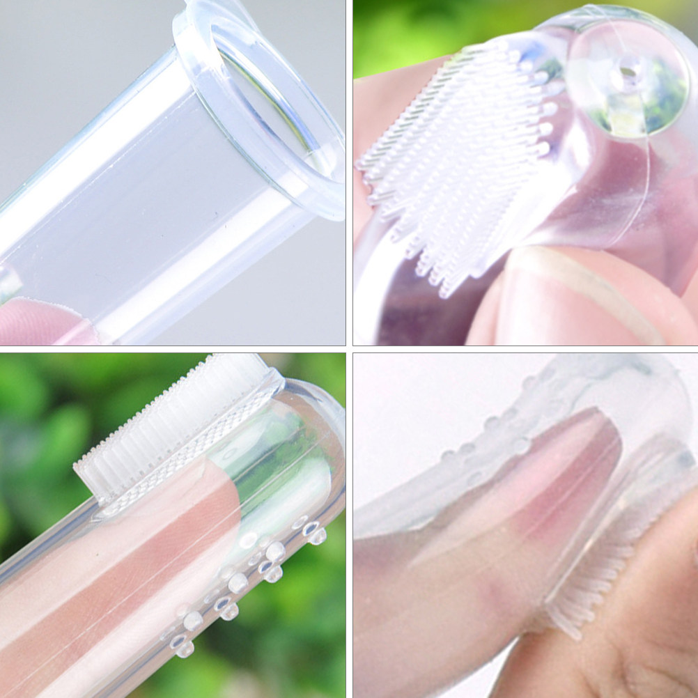 10 Sets Baby Finger Toothbrush - Baby Products Hygiene ulasan dan harga