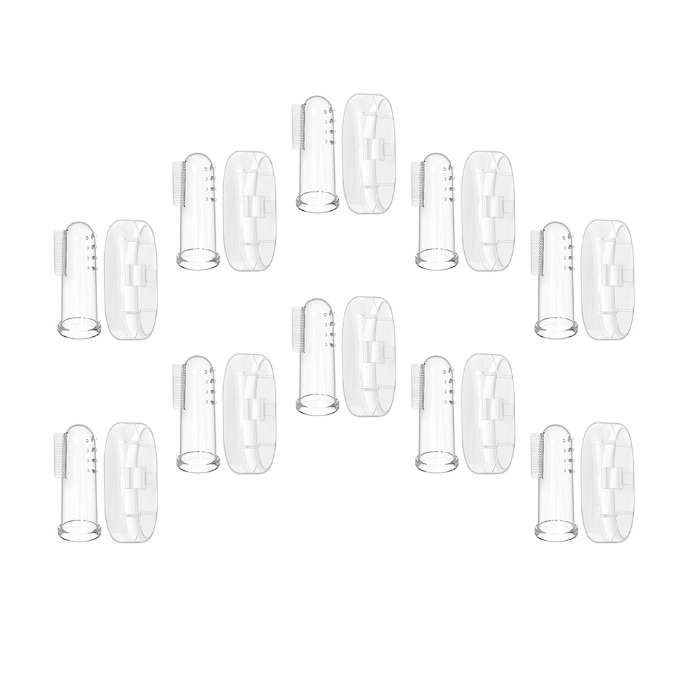 10 Sets Baby Finger Toothbrush - Baby Products Hygiene ulasan dan harga